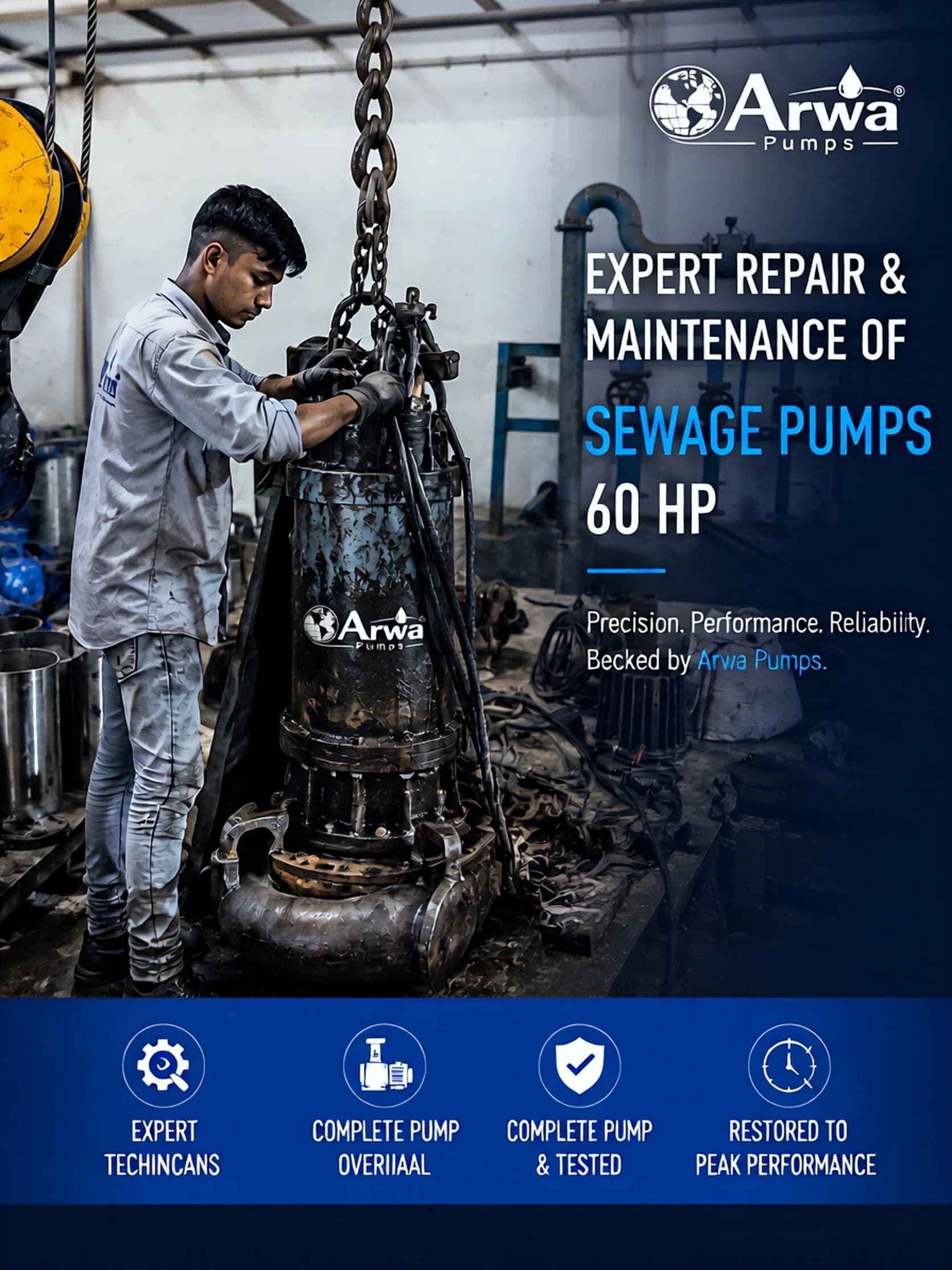 Expert Repair & Maintenance of Sewage Pumps