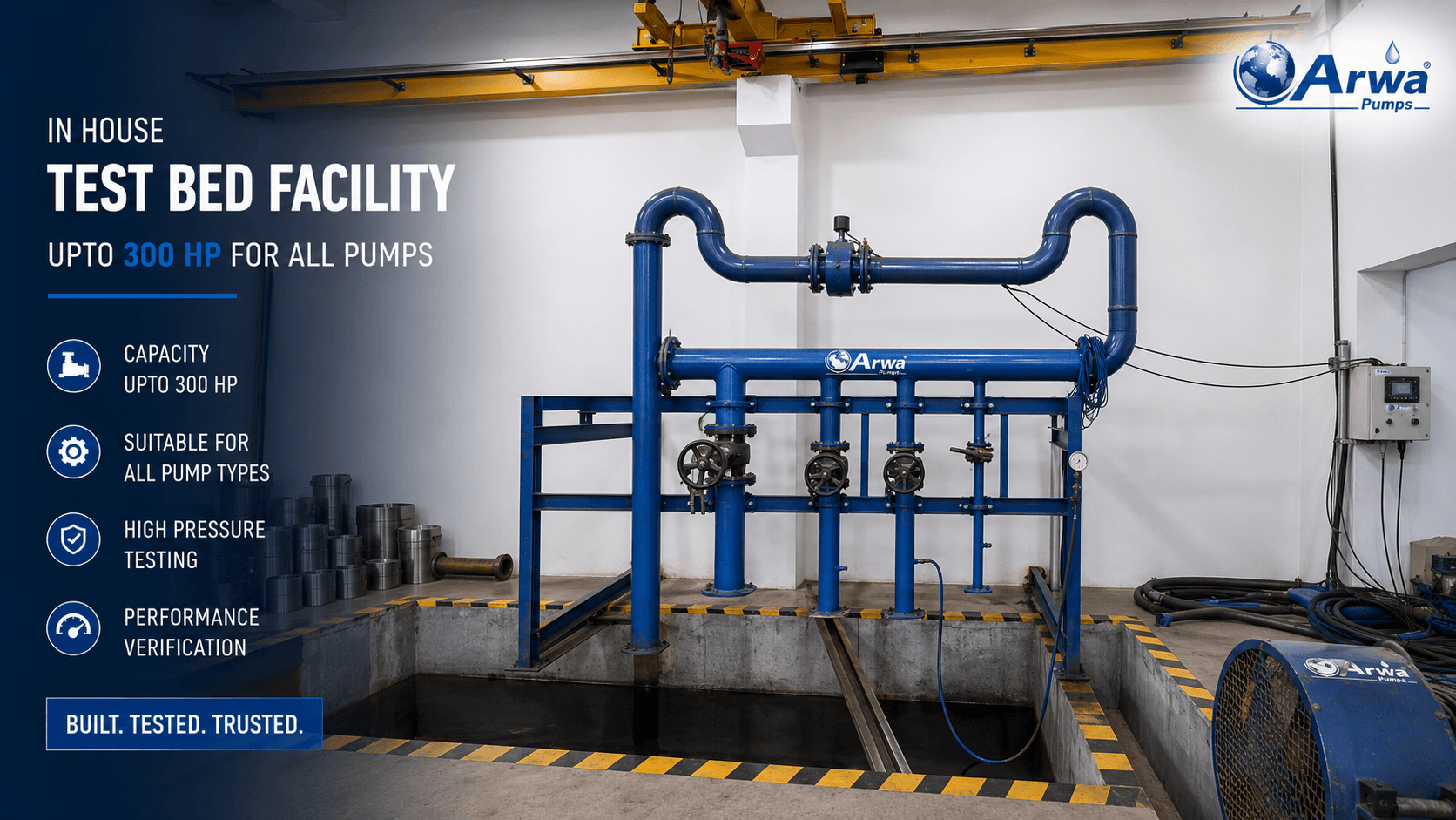 Test Bed Facility Up to 300 HP